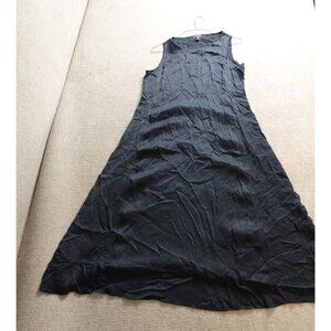 Eileen Fisher Womens Dress Small Black Solid A Line